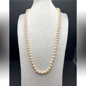 Vintage Faux Pearl Necklace